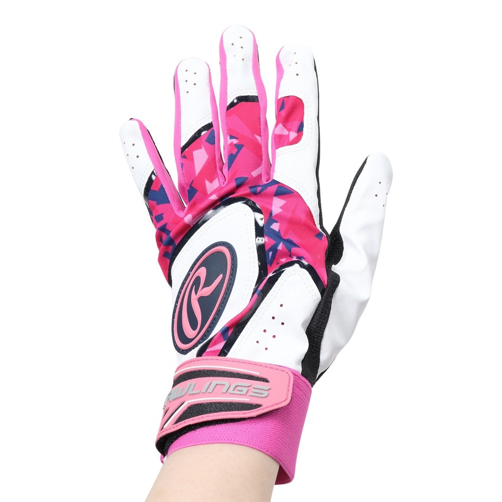 ローリングス（Rawlings）（メンズ）バッティング用 野球 ベクターカモ2 ハイパーグリップ 両手用 EBG24S05-PK/N 速乾