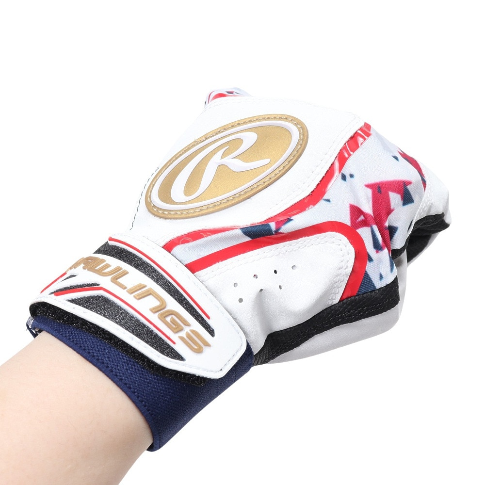 ローリングス（Rawlings）（メンズ）バッティング用 野球 ベクターカモ2 ハイパーグリップ 両手用 EBG24S05-USA 速乾