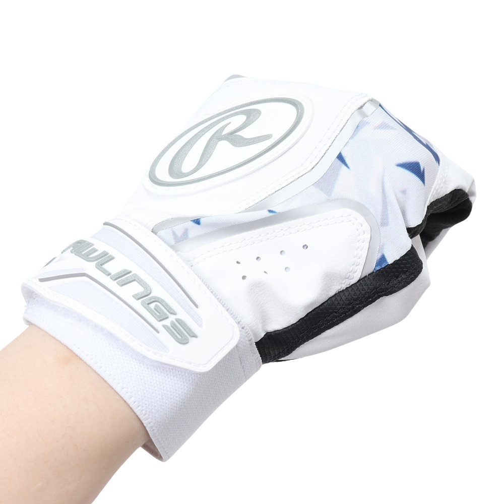 ローリングス（Rawlings）（メンズ）バッティング用 野球 ベクターカモ2 ハイパーグリップ 両手用 EBG24S05-W/SIL 速乾
