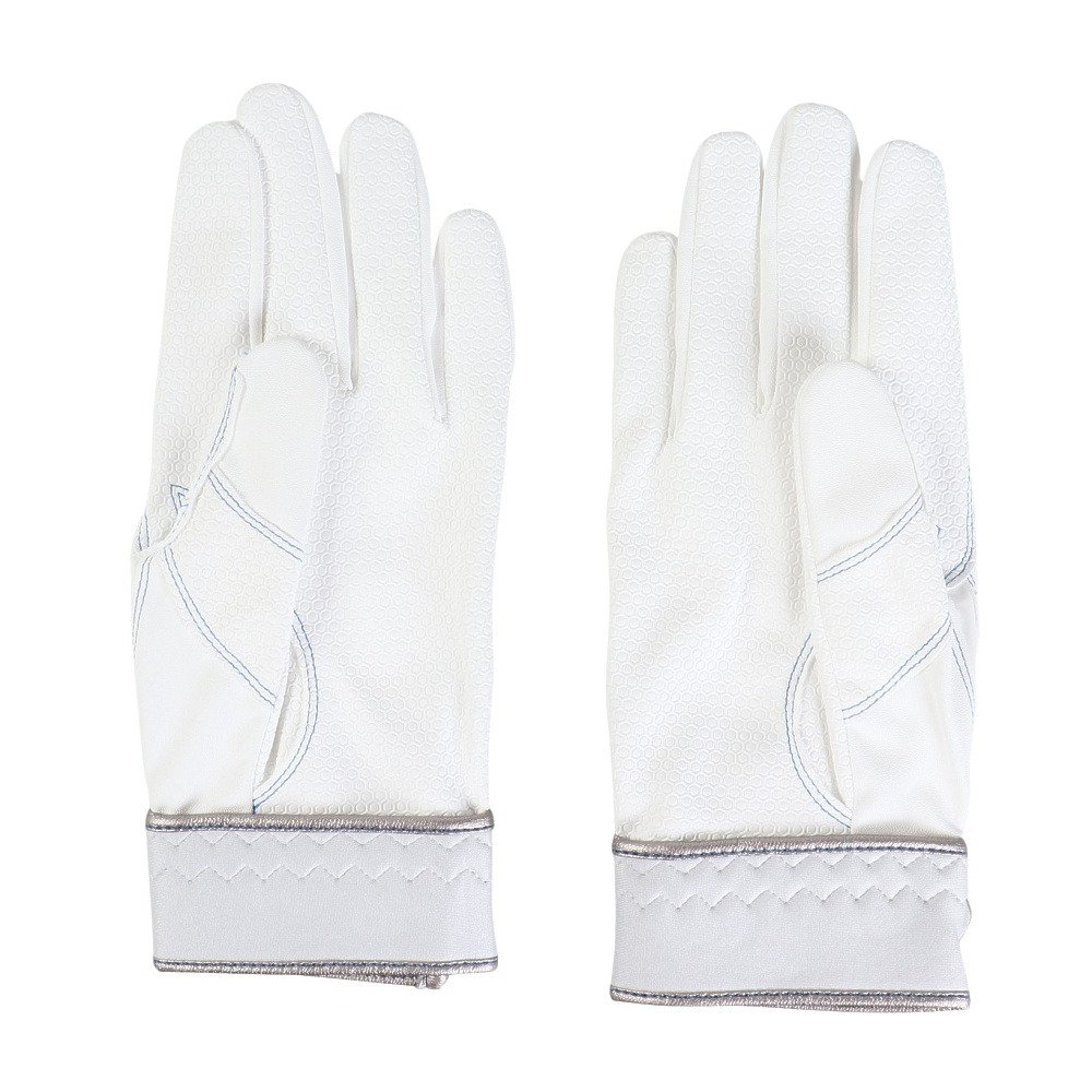 ミズノ（MIZUNO）（メンズ、レディース）バッティング用グローブ 野球 ウィルドライブ ブルー 両手用 24SS 1EJEA53401