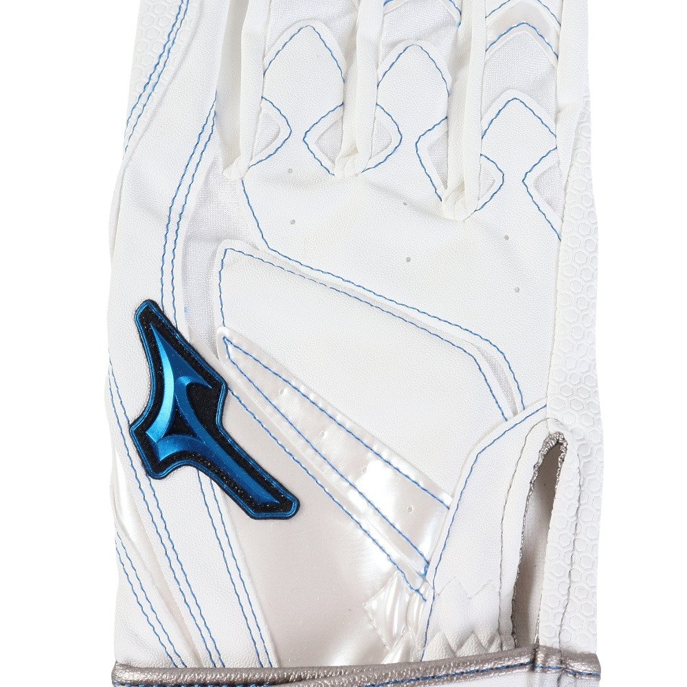 ミズノ（MIZUNO）（メンズ、レディース）バッティング用グローブ 野球 ウィルドライブ ブルー 両手用 24SS 1EJEA53401
