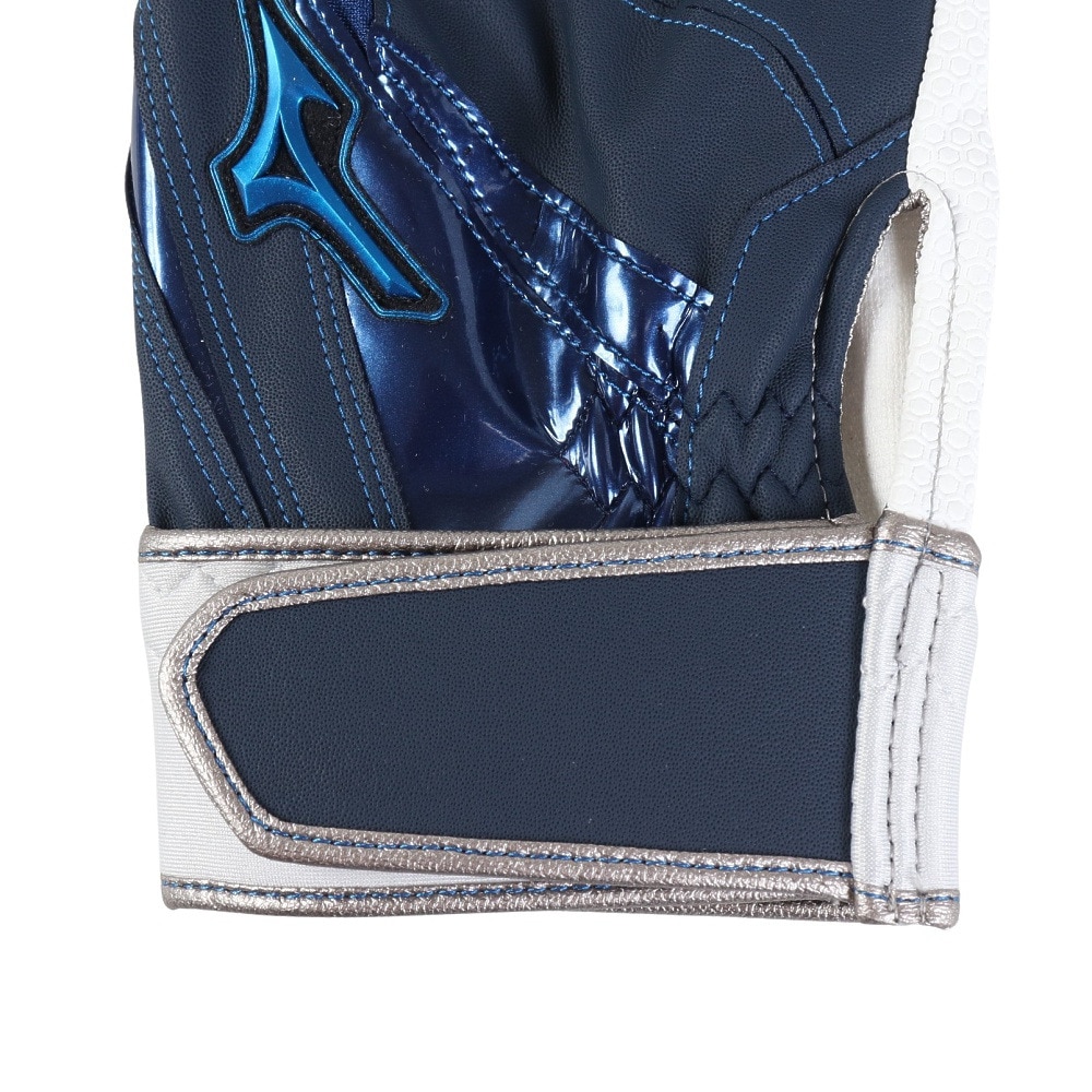 ミズノ（MIZUNO）（メンズ、レディース）バッティング用グローブ 野球 ウィルドライブ ブルー 両手用 24SS 1EJEA53414