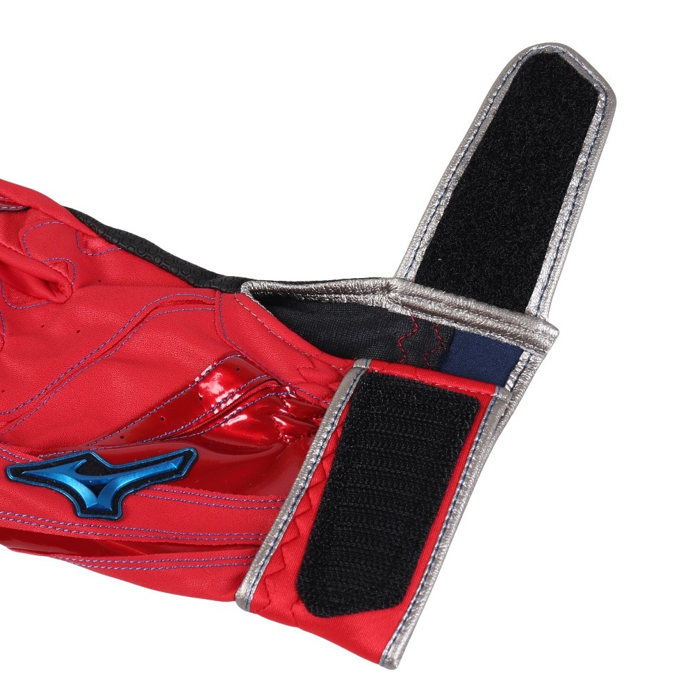 ミズノ（MIZUNO）（メンズ、レディース）バッティング用グローブ 野球 ウィルドライブ ブルー 両手用 24SS 1EJEA53462
