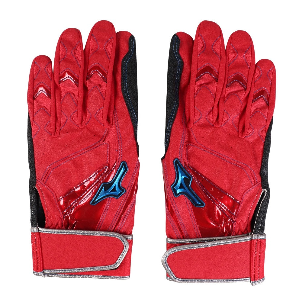 ミズノ（MIZUNO）（メンズ、レディース）バッティング用グローブ 野球 ウィルドライブ ブルー 両手用 24SS 1EJEA53462
