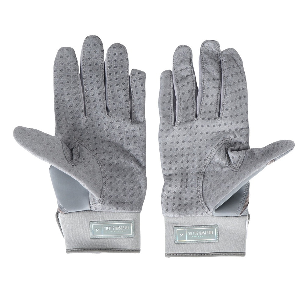 ヴィクタススポーツ（Victus Sports）（メンズ）バッティング用グローブ 野球 DEBUT 3.0 バッティンググローブ VBG3DEB-GY