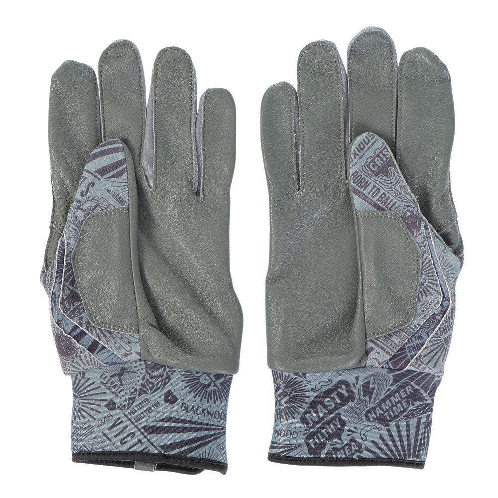 ヴィクタススポーツ（Victus Sports）（メンズ）バッティンググローブ 両手用 野球 THE NOX Batting Gloves VBGNOX GY/BK