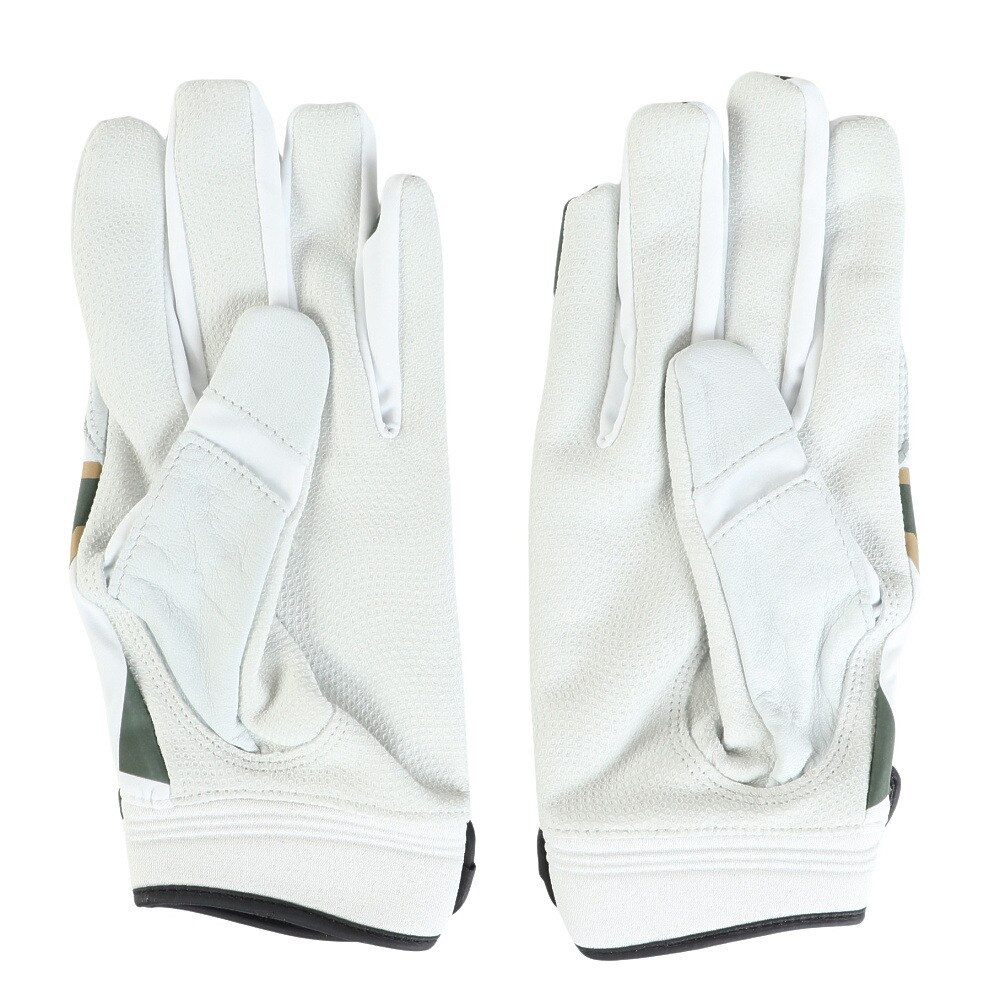 ローリングス（Rawlings）（メンズ）バッティング用グローブ 野球 両手用 シープレザー ミレニア EBG23S03-DGRN-XL