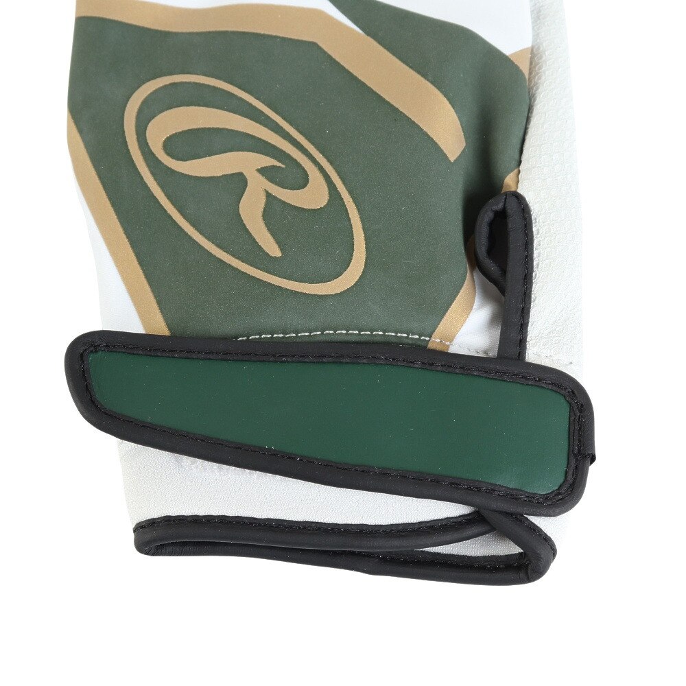 ローリングス（Rawlings）（メンズ）バッティング用グローブ 野球 両手用 シープレザー ミレニア EBG23S03-DGRN-XL