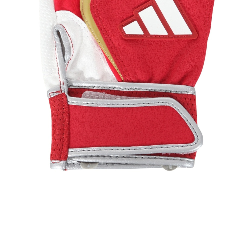 アディダス（adidas）（メンズ、キッズ）バッティング用グローブ 野球 バッティンググラブBASIC 両手用 LBG403-6411