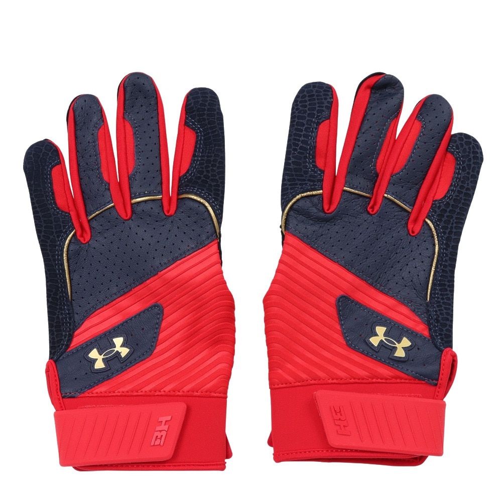 アンダーアーマー（UNDER ARMOUR）（メンズ）バッティング用グローブ 野球 ハーパー プロ バッティンググローブ 1385423 410
