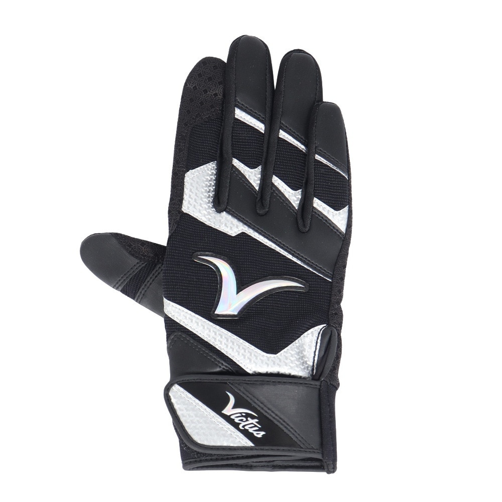 ヴィクタススポーツ（Victus Sports）（メンズ）野球 ショータイム ユース バッティング用グローブ 両手用 VBG3DEB-BK