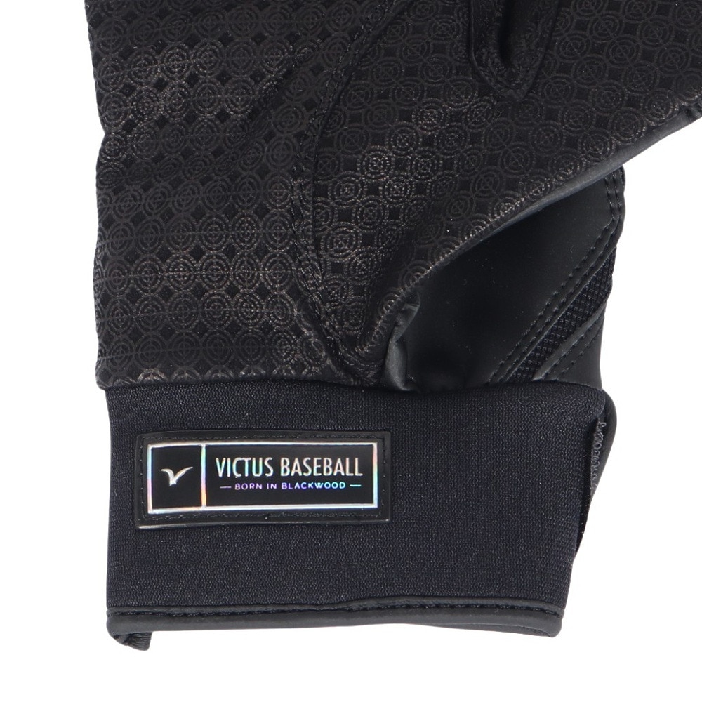 ヴィクタススポーツ（Victus Sports）（メンズ）野球 ショータイム ユース バッティング用グローブ 両手用 VBG3DEB-BK