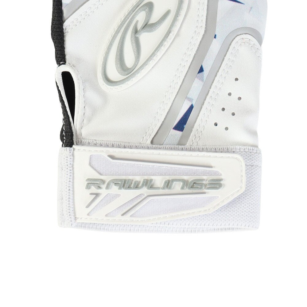 ローリングス（Rawlings）（キッズ）ジュニア バッティング用グローブ 両手用 ベクターカモ2 ハイパーグリップ EBG24S05-W/SIL-JR