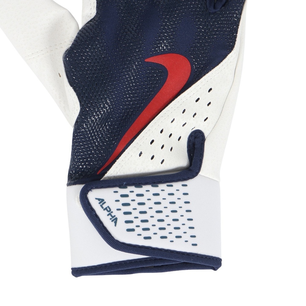ナイキ（NIKE）（メンズ）バッティング用グローブ 野球 アルファ バッティングG 両手用 BA1030-420