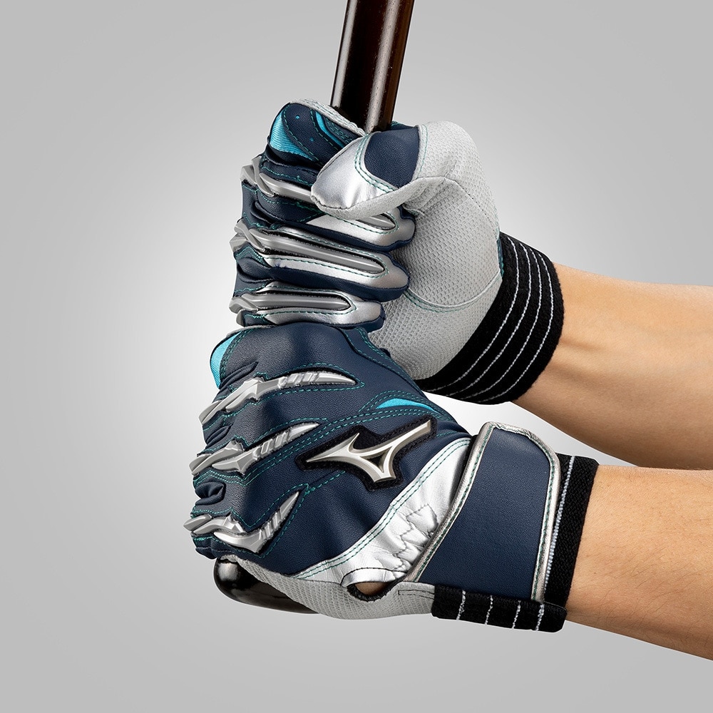 ミズノ（MIZUNO）（メンズ、レディース）バッティング用グローブ 野球 ミズノプロ シリコンパワーアーク 両手用 mizuno pro A511EJEA51014