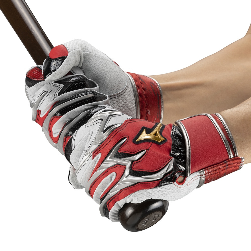 (メンズ、レディース)バッティング用グローブ 野球 ミズノプロ シリコンパワーアークDI 2024 両手用 Mizuno Pro 1EJEA53861
