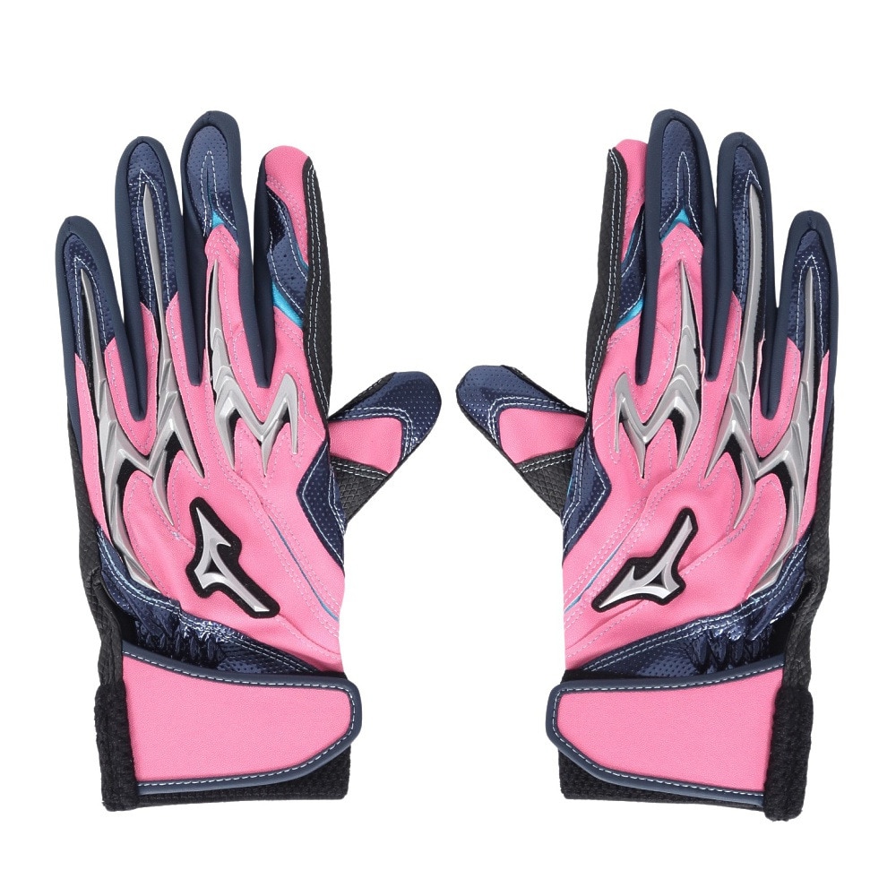 ミズノ（MIZUNO）（メンズ、レディース）バッティング用グローブ 野球 シリコンパワーアークDI レプリカ 両手用 1EJEA54164