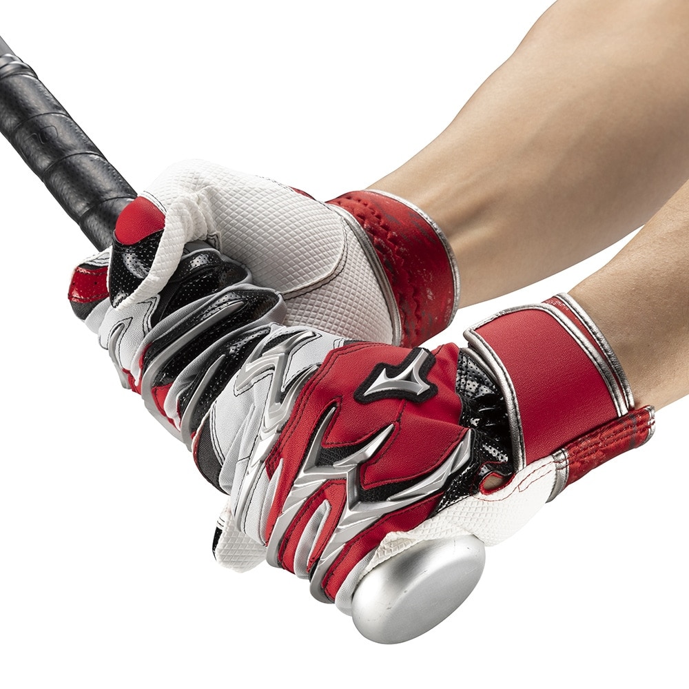 ミズノ（MIZUNO）（キッズ）ジュニア バッティング用グローブ 野球 シリコンパワーアークDI レプリカ 2024ミズノセレクションモデル 両手用 1EJEY54261