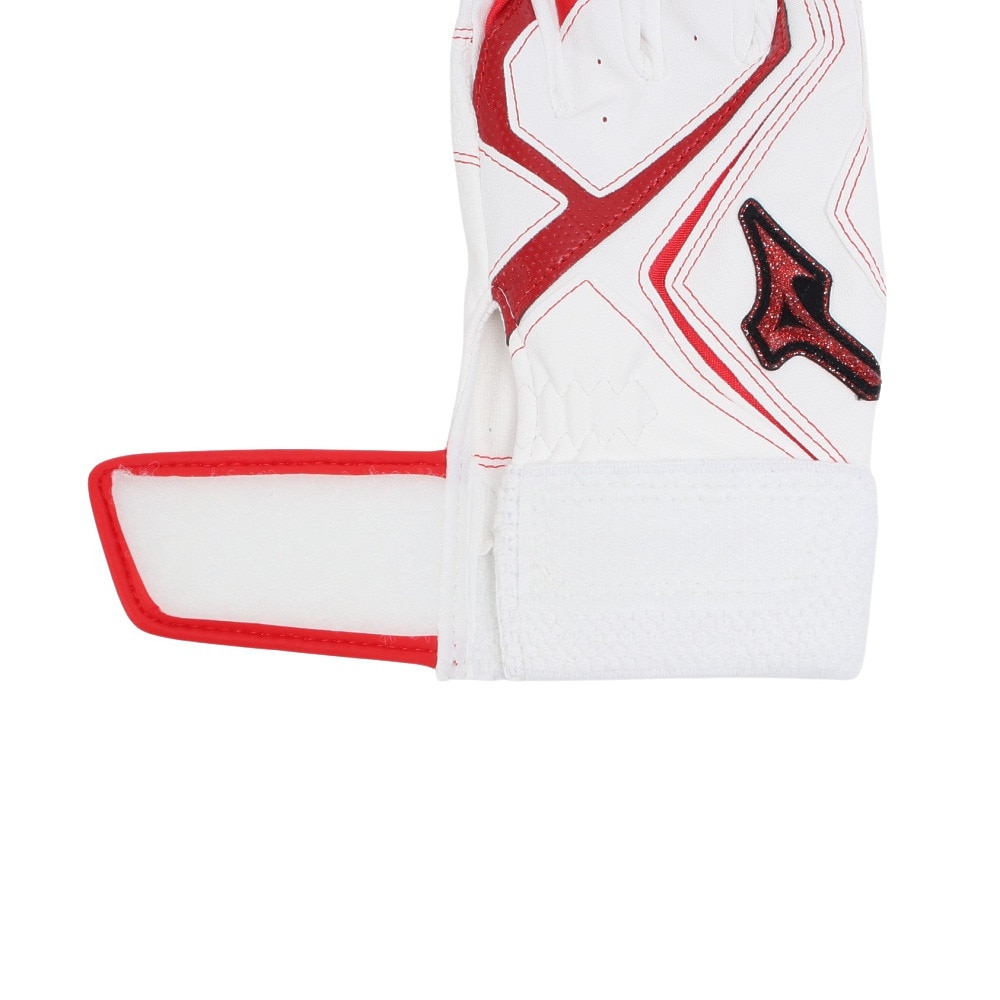 ミズノ（MIZUNO）（キッズ）バッティング用グローブ ジュニア 野球 両手用 ウィルドライブ レッドJr 24AW 1EJEY54501