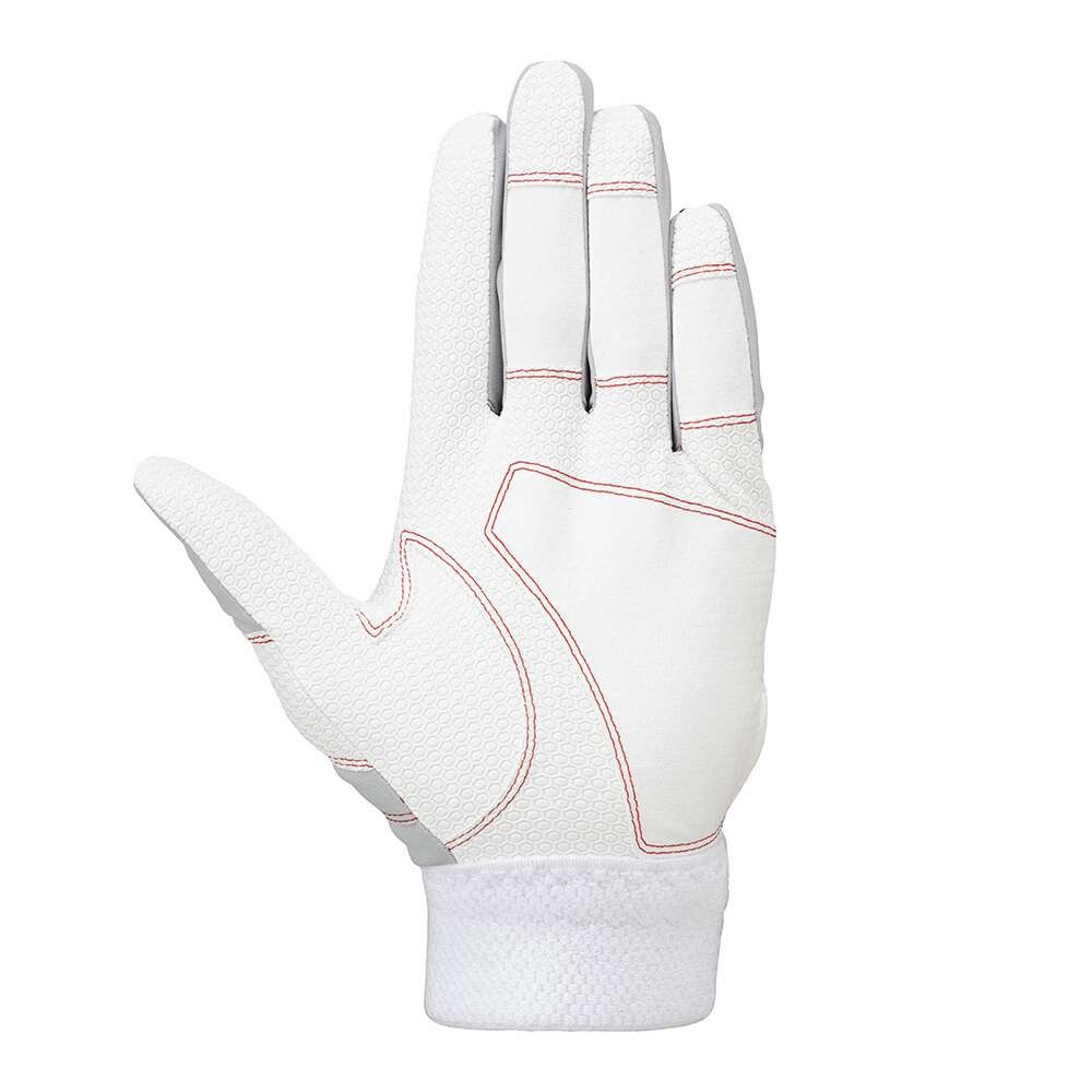 ミズノ（MIZUNO）（キッズ）バッティング用グローブ ジュニア 野球 両手用 ウィルドライブ レッドJr 24AW 1EJEY54505