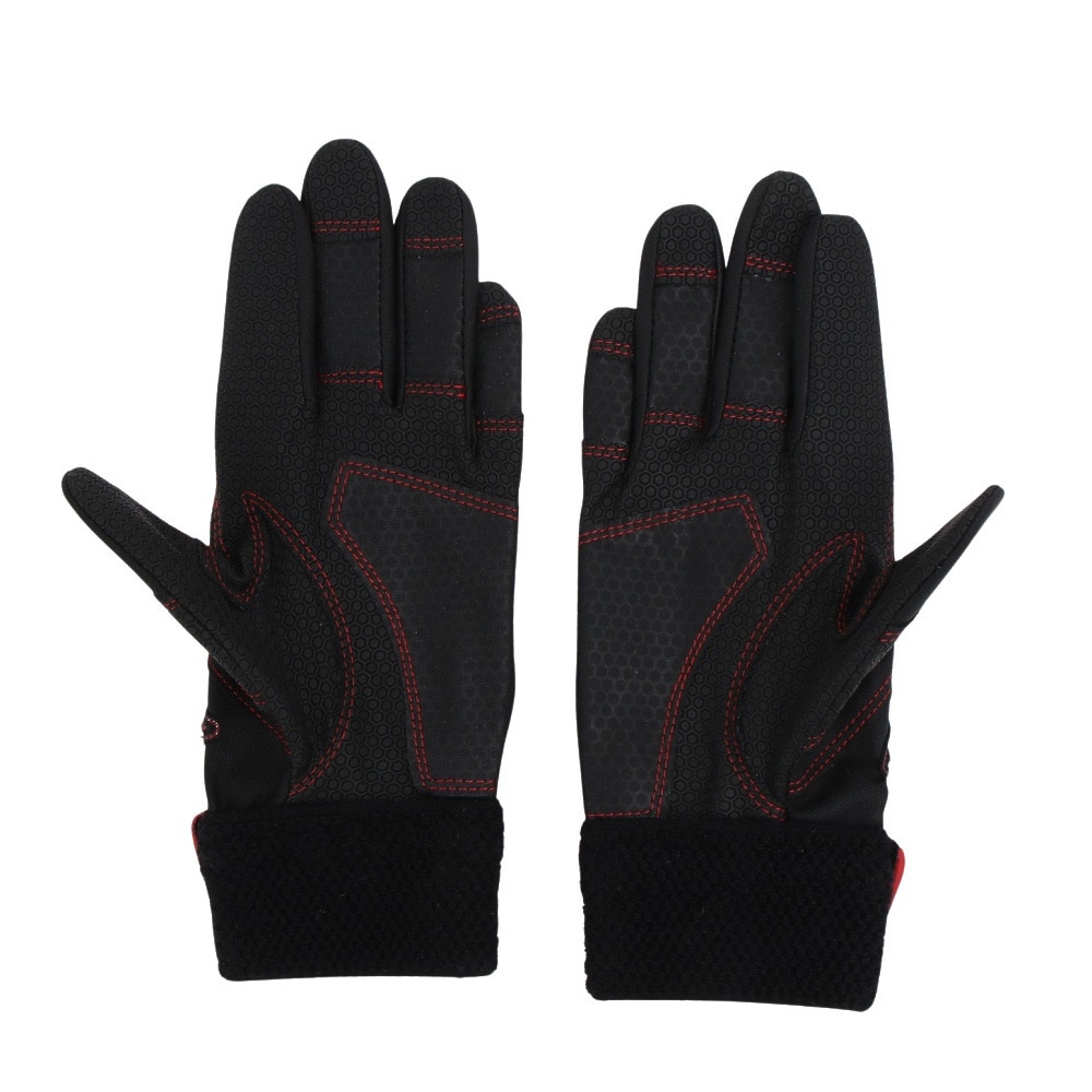ミズノ（MIZUNO）（キッズ）バッティング用グローブ ジュニア 野球 両手用 ウィルドライブ レッドJr 24AW 1EJEY54509