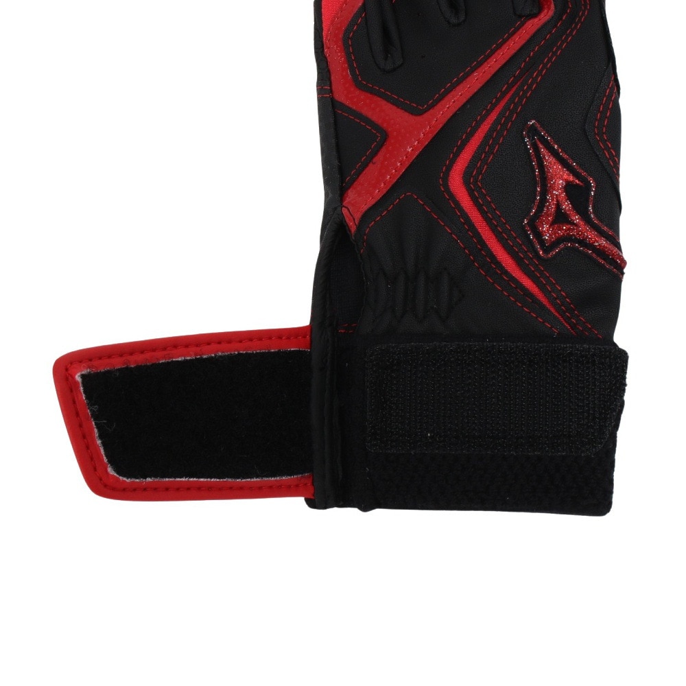 ミズノ（MIZUNO）（キッズ）バッティング用グローブ ジュニア 野球 両手用 ウィルドライブ レッドJr 24AW 1EJEY54509