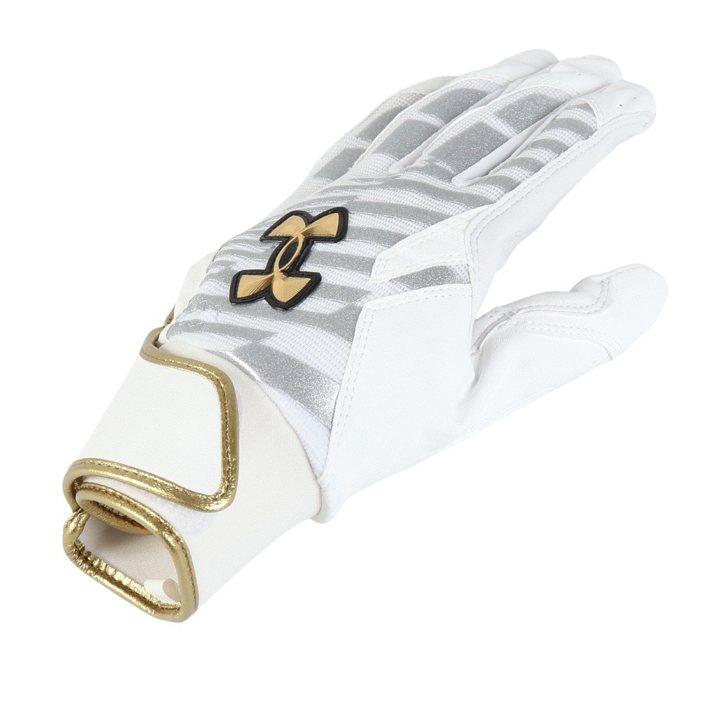 アンダーアーマー（UNDER ARMOUR）（メンズ）バッティング用グローブ 野球 クリーンアップ プロ 6001312 100