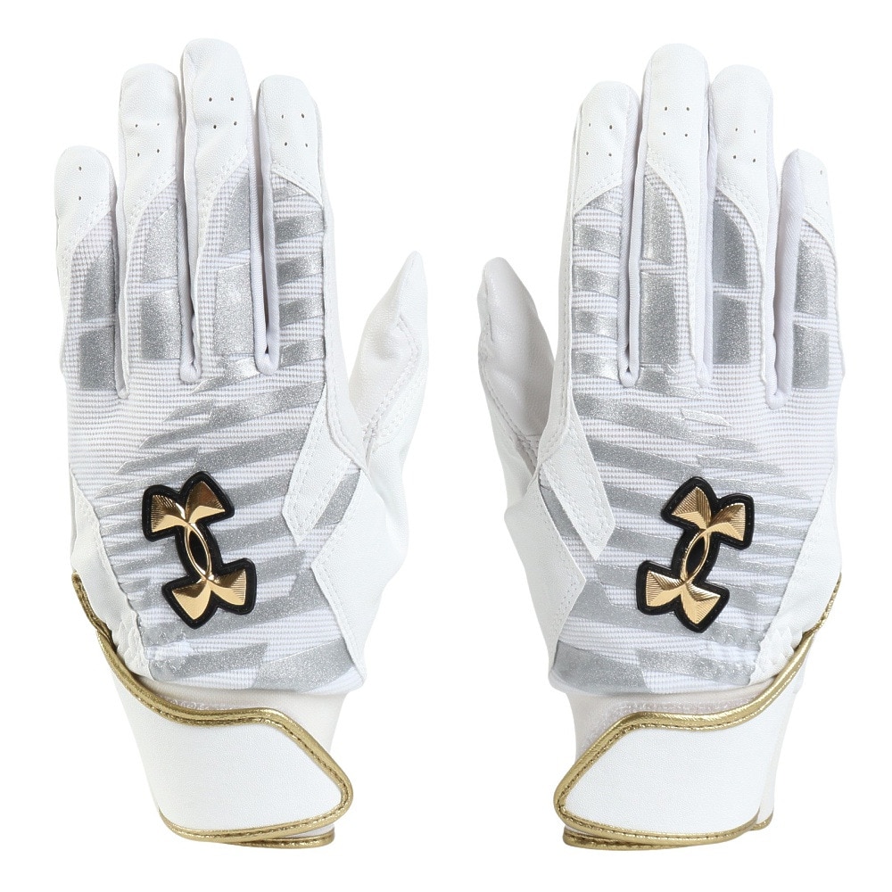 アンダーアーマー（UNDER ARMOUR）（メンズ）バッティング用グローブ 野球 クリーンアップ プロ 6001312 100