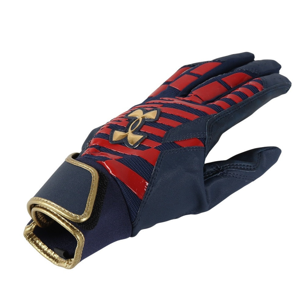 アンダーアーマー（UNDER ARMOUR）（メンズ）バッティング用グローブ 野球 クリーンアップ プロ 6001312 410