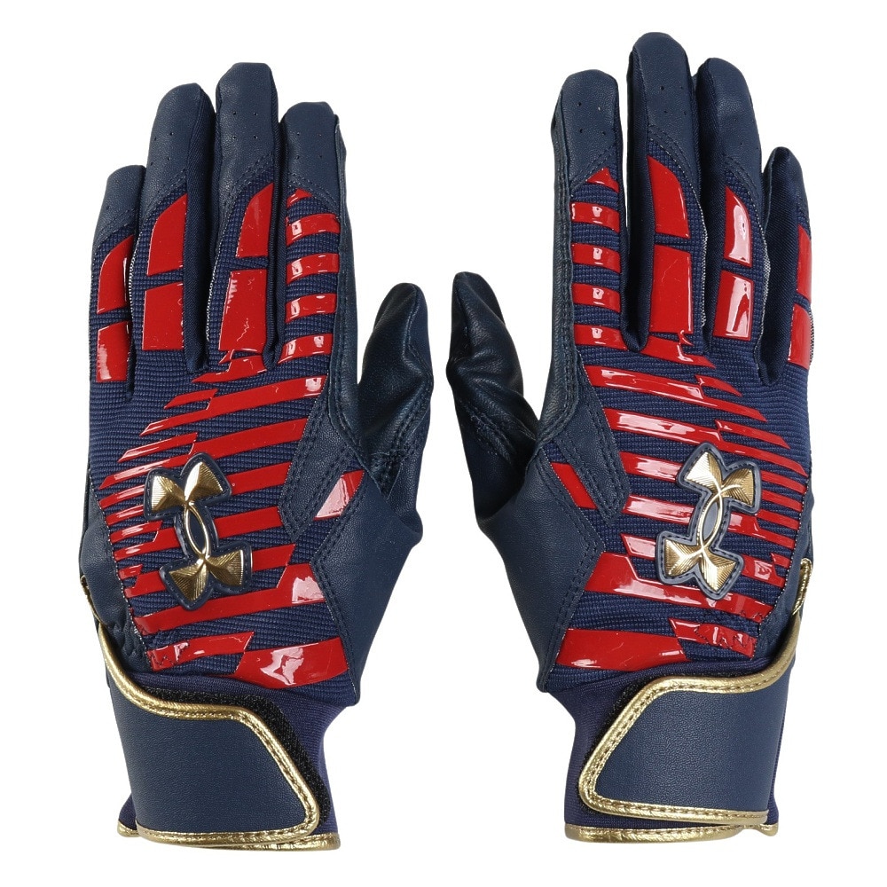 アンダーアーマー（UNDER ARMOUR）（メンズ）バッティング用グローブ 野球 クリーンアップ プロ 6001312 410