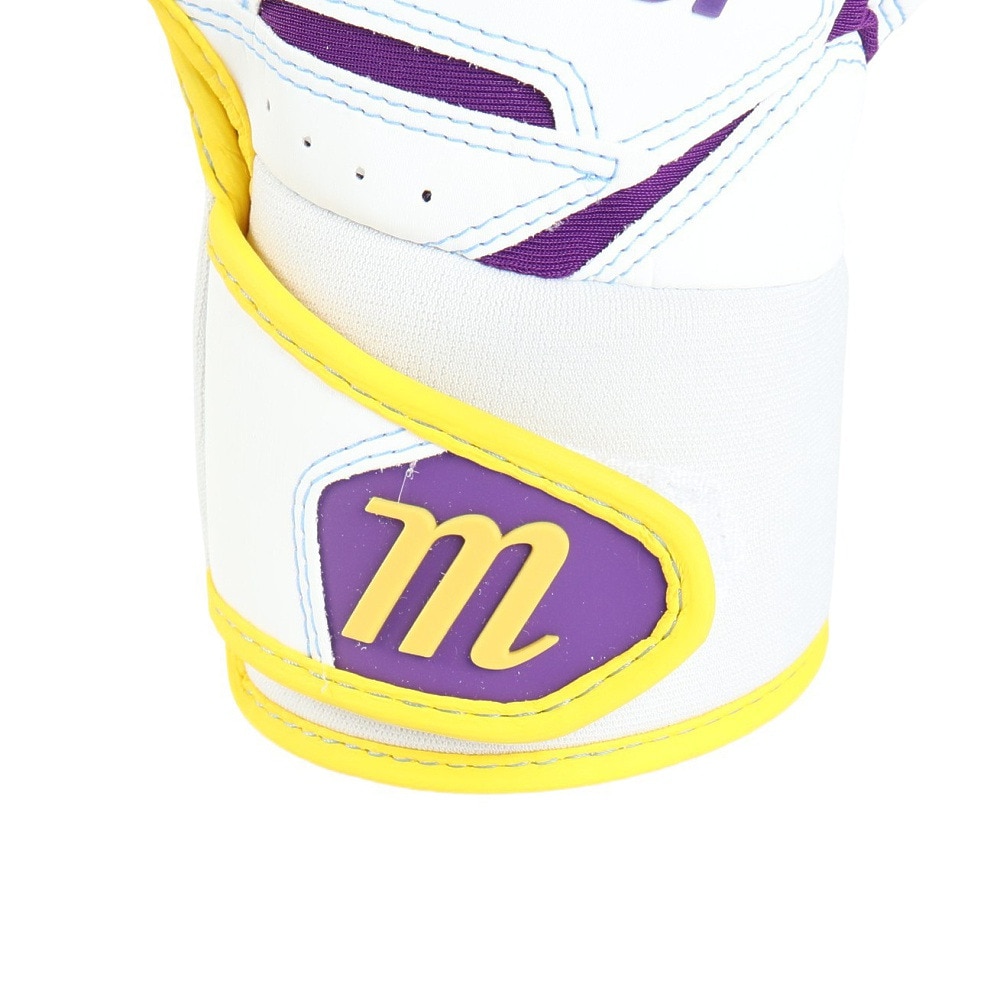 マルーチ（marucci）（メンズ）バッティング用グローブ 野球 ブズン 両手用 MBGFZNP-W/PR/YL