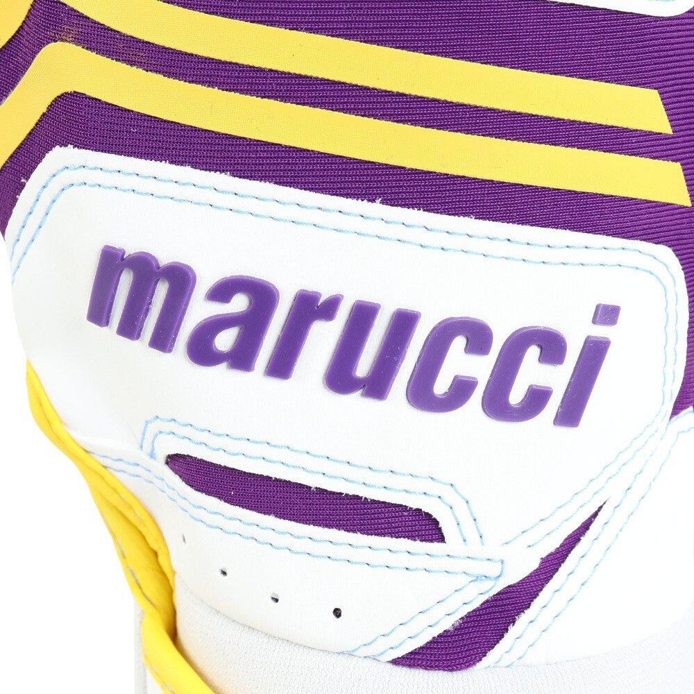 マルーチ（marucci）（メンズ）バッティング用グローブ 野球 ブズン 両手用 MBGFZNP-W/PR/YL