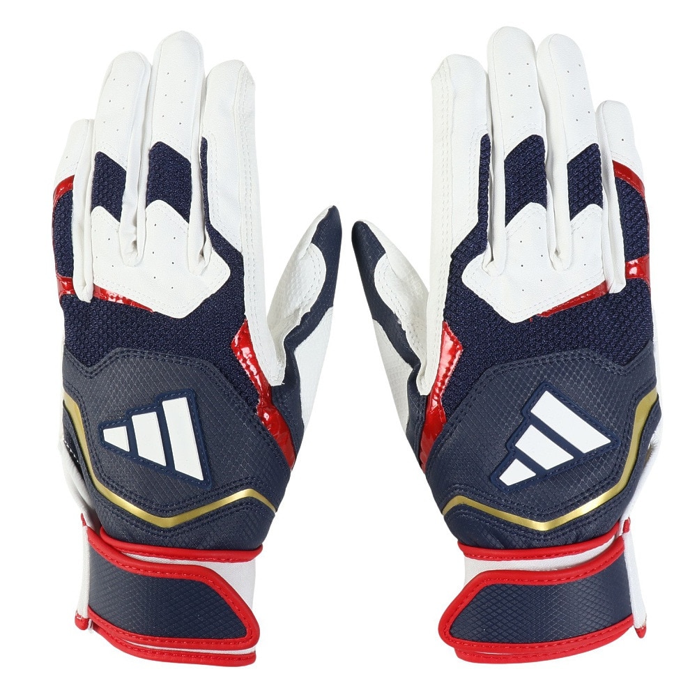 アディダス（adidas）（メンズ、キッズ）バッティング用グローブ 野球 バッティンググラブ BASIC LBG404-1129