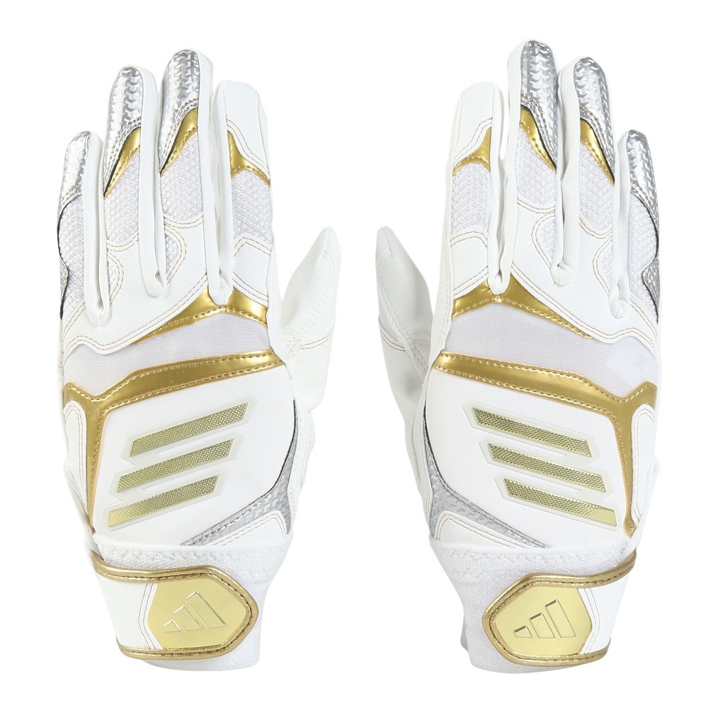 アディダス（adidas）（キッズ）バッティング用グローブ 野球 グラブ ジュニア 両手用 LBG904-1182