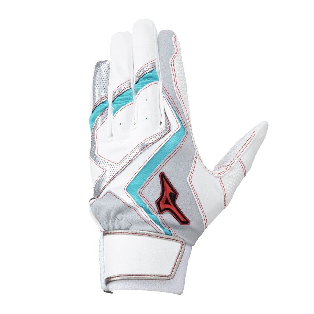 ミズノ（MIZUNO）（メンズ）【新商品】 バッティング用グローブ 野球 ウィルドライブ レッド 両手用 1EJEA55401