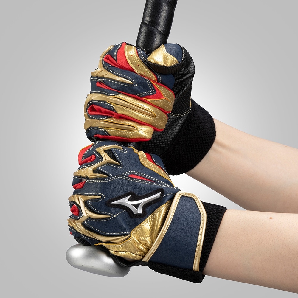 ミズノ（MIZUNO）（キッズ）ジュニア バッティング用 野球グローブ シリコンパワーアークDI レプリカ 両手用 1EJEY25514