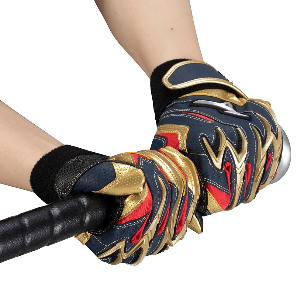 ミズノ（MIZUNO）（キッズ）ジュニア バッティング用 野球グローブ シリコンパワーアークDI レプリカ 両手用 1EJEY25514