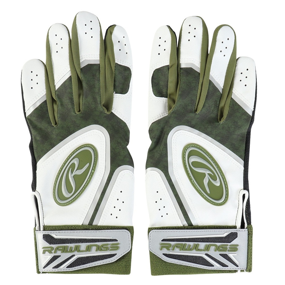 ローリングス（Rawlings）（メンズ、レディース）バッティング用グローブ 野球 GS2ハイパーグリップ 両手組 EBG25S01-DSGRN