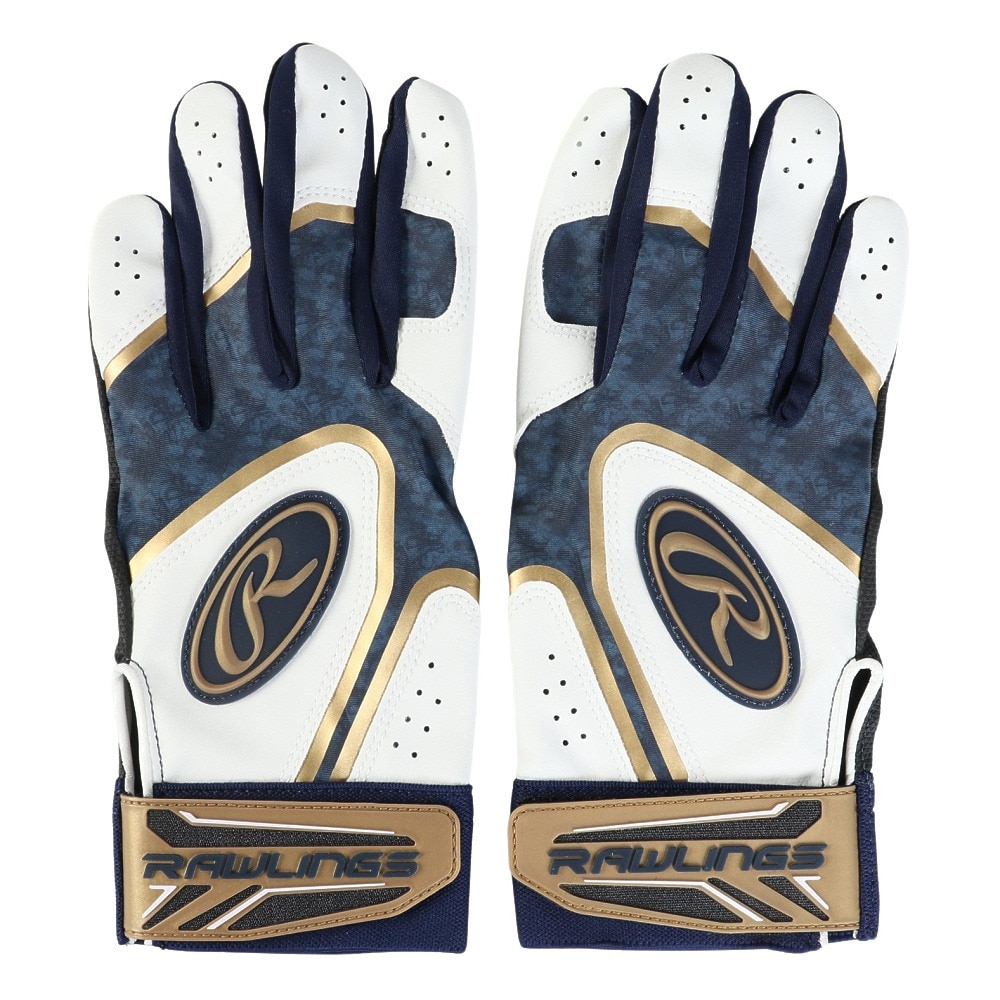 ローリングス（Rawlings）（メンズ、レディース）バッティング用グローブ 野球 GS2ハイパーグリップ 両手組 EBG25S01-STBLU