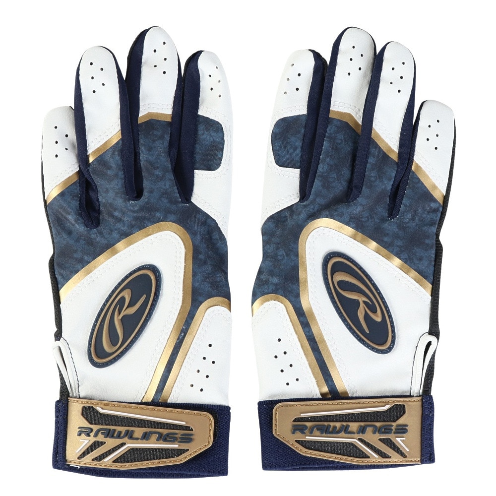 ローリングス（Rawlings）（キッズ）ジュニア バッティング用グローブ 野球 GS2ハイパーグリップ 両手組 EBG25S01-STBLU-J