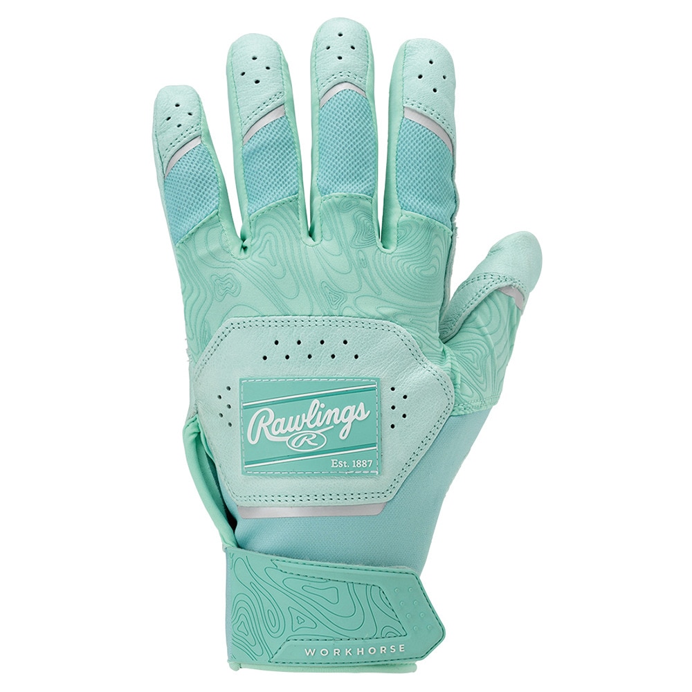 ローリングス（Rawlings）（メンズ、レディース）【新商品】 バッティング用グローブ 野球 2025 WORK HORSE WH25BG-MINT-USA