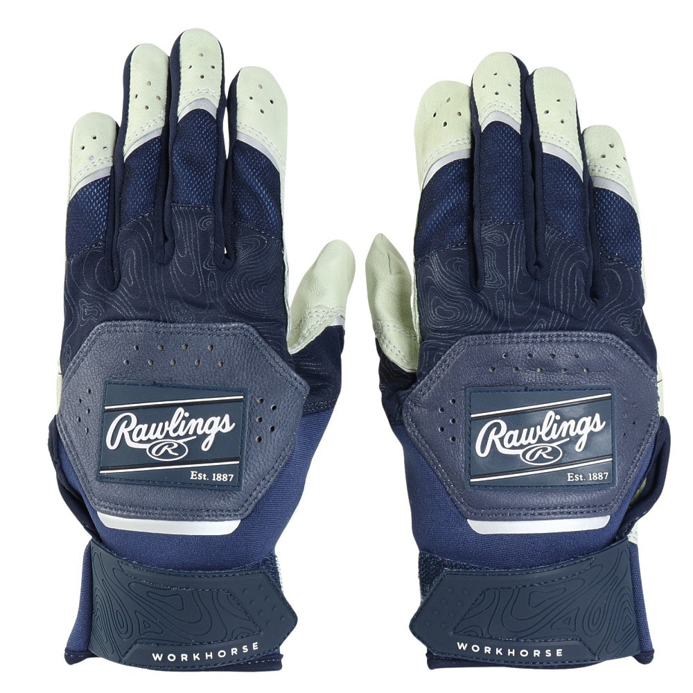 ローリングス（Rawlings）（メンズ、レディース）バッティング用グローブ 野球 2025 WORK HORSE WH25BG-N-USA