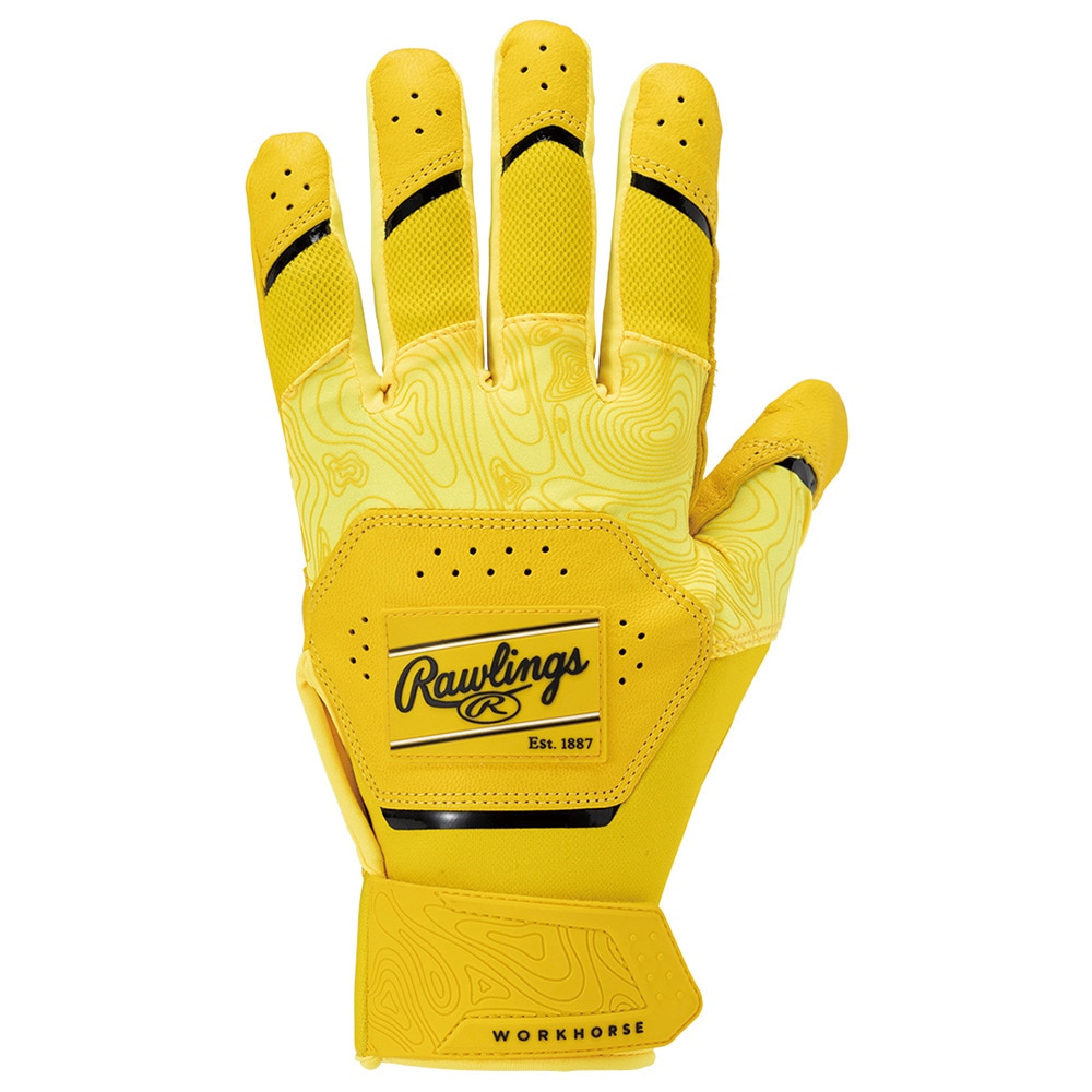 ローリングス（Rawlings）（メンズ、レディース）【新商品】 バッティング用グローブ 野球 2025 WORK WH25BG-Y-USA
