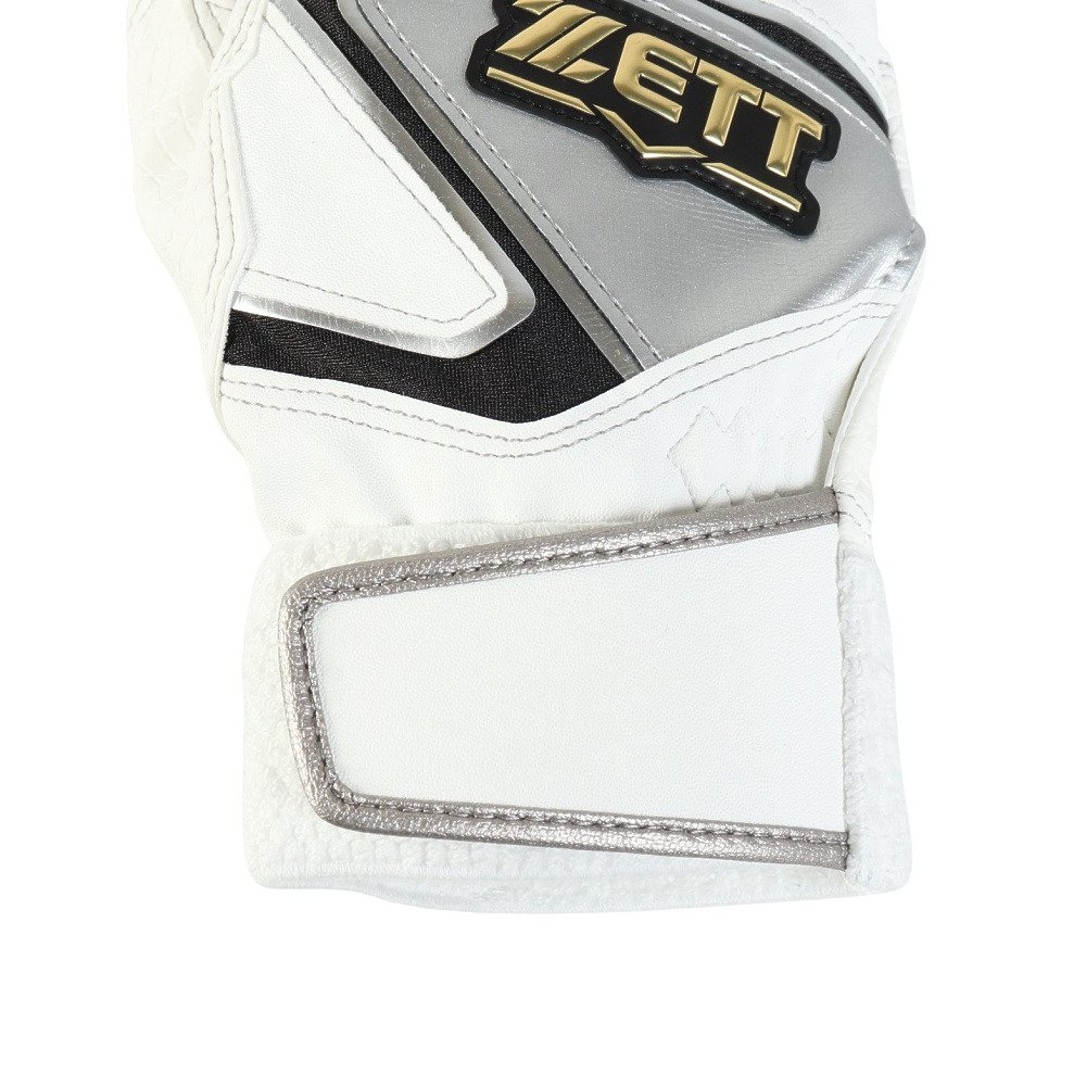 海外輸入　コットン　二本セット未開封 送料無料】野球 ゼット ジュニア バッティング手袋 ZETT バッティング