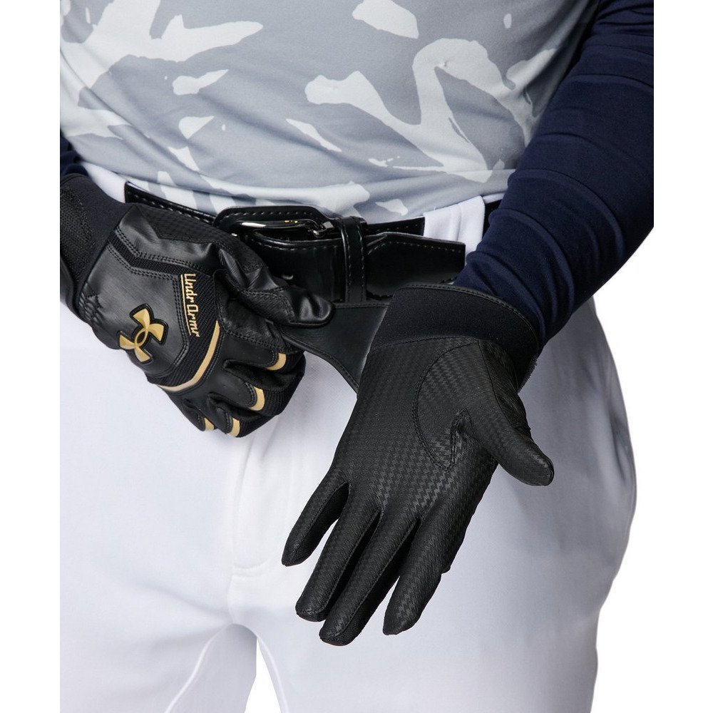 Under Armour 硬式野球グローブ 黒 アンダーアーマー（UNDER ARMOUR）（メンズ）バッティング用 グローブ