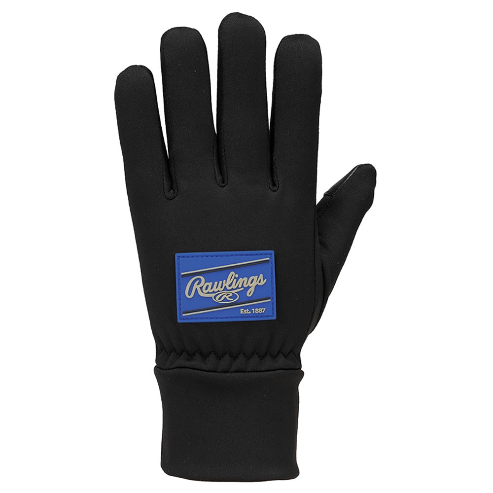 ローリングス（Rawlings）（キッズ）防寒手袋 野球 ジュニアフリースグローブ EAC15F06J-B/RY
