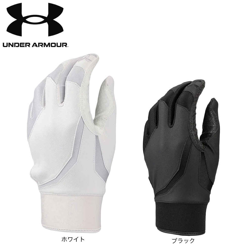 アンダーアーマー（UNDER ARMOUR）（メンズ）守備用グローブ 左手用 ベースボール アンダーグローブ ステルス 1354256 BLK/BLK BB