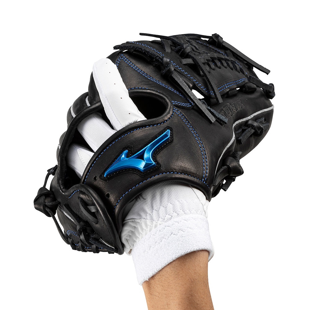 ミズノ（MIZUNO）（メンズ）守備用グローブ 野球 ガチ守備手袋 高校野球ルール対応モデル 左手用 1EJED32010