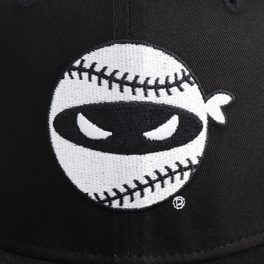 PITCHING NINJA（PITCHING NINJA ）（メンズ）野球 帽子 EMB キャップ OT1324SS0001-BLK