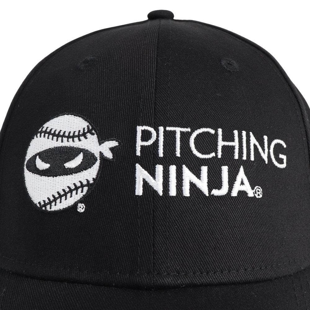 PITCHING NINJA（PITCHING NINJA ）（メンズ、レディース）野球 帽子 WARD キャップ OT1324SS0002-BLK